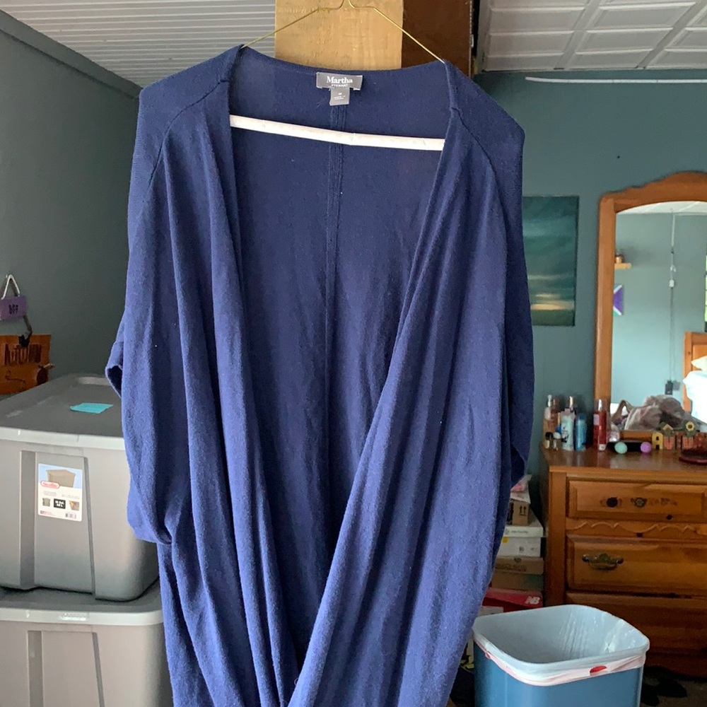 Blue Cardigan